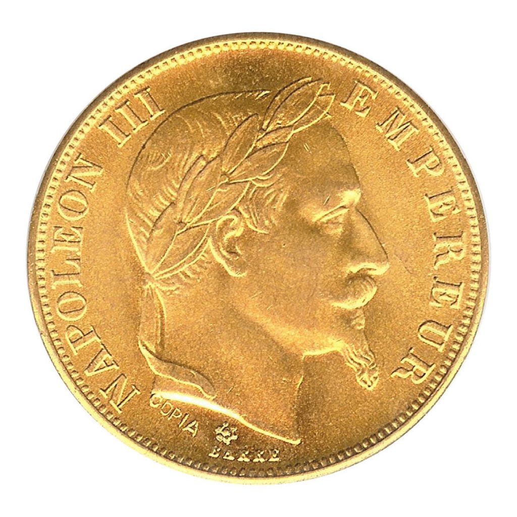 Pièce de monnaie en or Napoléon III